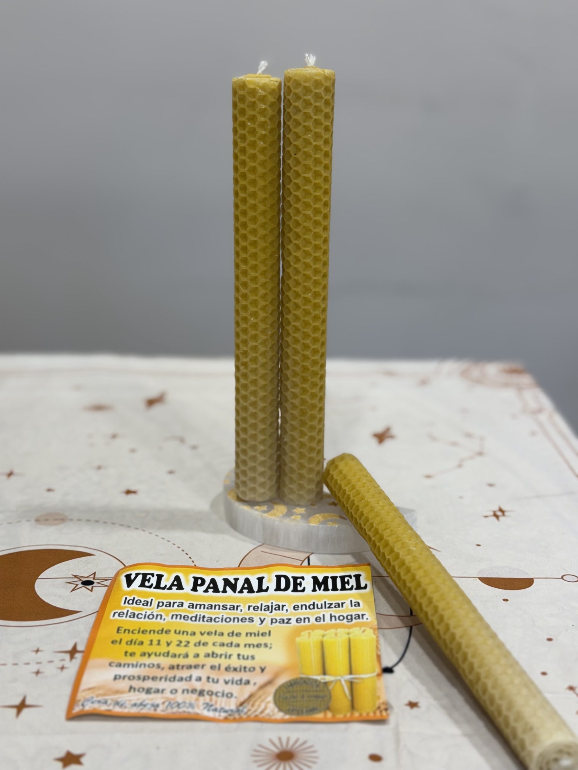 VELA PANAL DE MIEL 20CM
